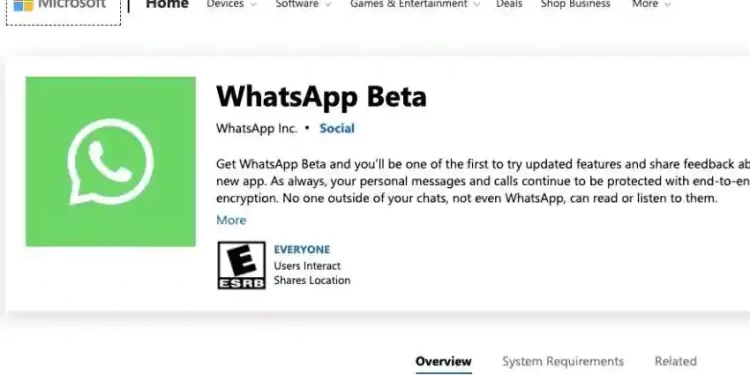 whatsapp beta