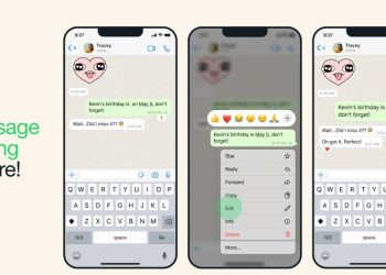 واتساب تعلن رسميًا عن ميزة تعديل الرسائل