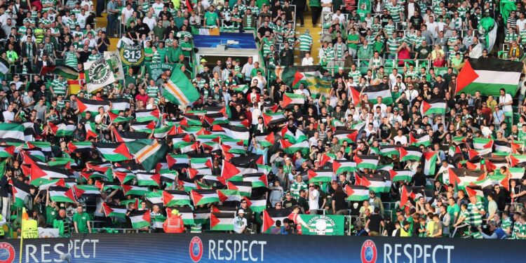 نادي سيلتك يدعم فلسطين