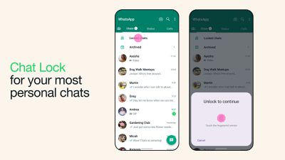 whatsapp locked chat