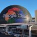 Google Cloud’s ad on the Las Vegas Sphere