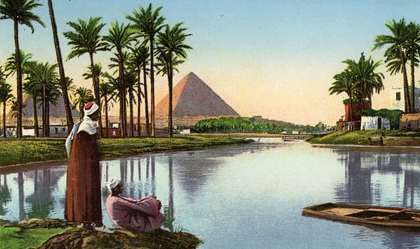 The Nile-was-once-much-closer-to-the-pyramid