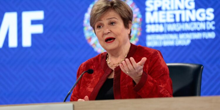 المديرة العامة لصندوق النقد الدولي، كريستالينا غورغييفا